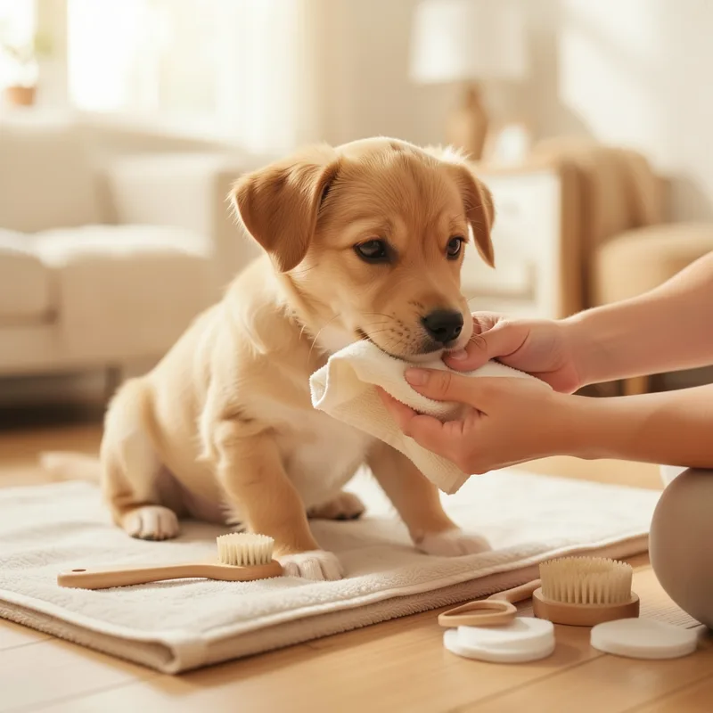 Comment faire la toilette d'un chien, geste par geste