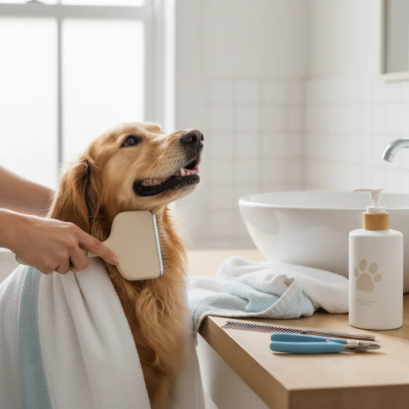 Comment bien toiletter son chien à la maison : guide complet